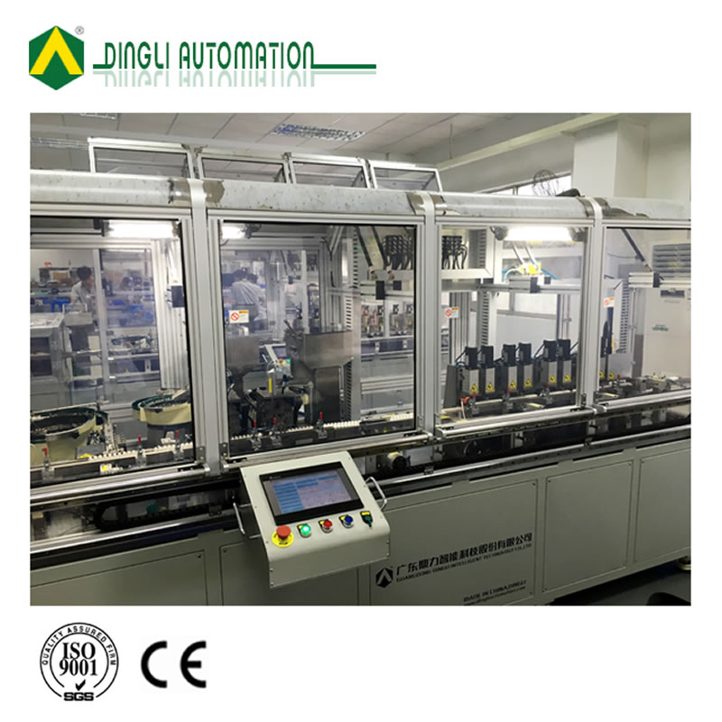Self-locking electric switch automatic assembly & testing line for washer