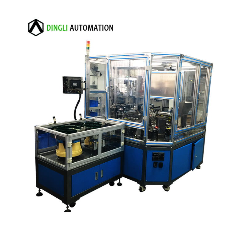 Automatic plastic and metal slide buffer assembly machine for drawer and door